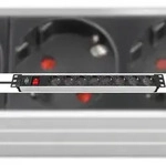 Brennenstuhl Premium Alu-Line 19"-Steckdosenleiste 8-fach