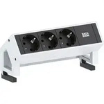 BACHMANN DESK2 3x Schutzkontakt GST18 Inox