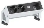 Bachmann DESK 2 2x Steckdose 1x Custom (902.203) wei&szlig;