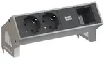 BACHMANN DESK2 2x Schutzkontakt 1x ABD GST18 Inox