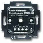Busch-Jaeger Lichtregel-Potentiometer, Unterputz, 1-10V, Dreh-/Druckknopf, 3A, 230V,
