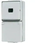 Jung Taster-/SCHUKO-Kombination 671 W 671W