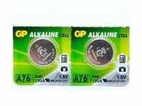 Gp Alkaline-Knopfbatterie Lr44 1,5 V Blister*10