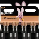 8x Duracell MN1500 1,5V Plus Power Mignon Batterie