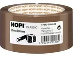 Nopi Verpackungsklebeband Leise abrollbar Classic Braun 50 mm (B) x 66 m (L) PP