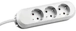 BACHMANN SMART Steckdosenleiste 3x Schutzkontakt, wei&szlig;, 1,5 m