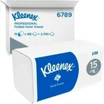 Kleenex Papierhandt&uuml;cher V-falz (zick-zack) Wei&szlig; 2-lagig 6789 15 St&uuml;ck &agrave; 186