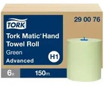 Tork Matic Papierhandtuchrollen Gr&uuml;n H1, Advanced-Qualit&auml;t, 6 Rollen mit je 150 m,
