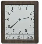 AMS F5893 Funkwanduhr mit digitaler Anzeige und analoger Zeitanzeige