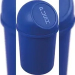 helit Push-Abfallbeh&auml;lter6L - blau