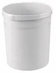 HAN Kunststoff-Papierkorb, 18 l, Durchm.xH 260x310 mm, grau, VE 5 St&uuml;ck