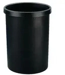 helit Papierkorb 30 L Schwarz PE (Polyethylen) Papier