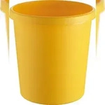 helit Papierkorb 18L - gelb