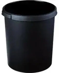 HAN Papierkorb Standard 30 Liter 41 cm Schwarz