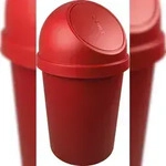 helit Push-Abfallbeh&auml;lter45L - rot