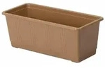 Geli Blumenkasten Standard 60 x 17,5 cm terracotta eckig Terracotta