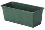 Geli Blumenkasten Standard 60 x 17,5 cm dunkelgr&uuml;n eckig Gr&uuml;n