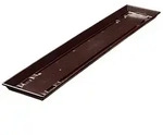 Geli Standard Balkonkasten-Untersetzer 80 cm, Braun, H&ouml;he 25 mm, UV-best&auml;ndig