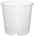 Geli 20x Orchideentopf Pflanzgef&auml;&szlig; Container Blumen umtopfen G&auml;rtnern &oslash;12cm H11cm