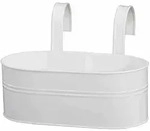SIENA GARDEN Blumenkasten oval, wei&szlig;, 39x16,5x14,5 cm