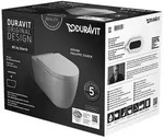 DU WWC-Set ME by STARCK,rimless,Durafix TS,wei&szlig;,inkl.WC-Sitz m.Absenkautomatik