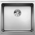 BLANCO GmbH + Co KG BLANCO ANDANO 450-IF Flachrandsp&uuml;le / Edelstahl / Stopfen -
