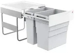 Hailo Abfallsammler 3668501 TE Swing Easy Cargo 30 + 19 Liter