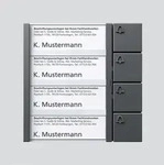 Siedle&S&ouml;hne Tasten-Modul TM 612-4 DG 200038765-00