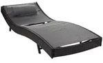 Mendler Sonnenliege Savannah, Relaxliege Gartenliege Liege, Poly-Rattan ~