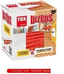 Parallel-Spreizd&uuml;bel Bizeps ideal f&uuml;r Lochstein und Porenbeton 12 x 90 mm 25 St&uuml;ck