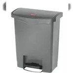 Rubbermaid Slim Jim Treteimer Grau 30L