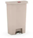 Rubbermaid Slim Jim Front Step Pedaleimer beige 68L
