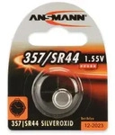 Ansmann Silberoxid-Knopfzellenbatterie, 1,55 V, 357/Sr44 (1516-0011), einteiliger