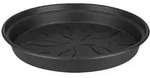Elho Green Basics Untersetzer 22cm - Schwarz - Rund - Nachhaltig aus Recyceltem