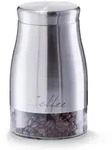 3x Zeller Vorratsdose COFFEE, Inhalt: 1,3 Liter, Material: Edelstahl/Glas,