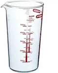 Pyrex Messbecher 50 cl transparent Glas Borosilicat