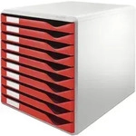 Leitz 5281-00-25 5281 Schubladenset Formular-Set - A4/C4, 10 geschlossene Schubladen,