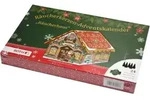 R&auml;ucherkerzen-Adventskalender 'R&auml;ucherhaus' gef&uuml;llt