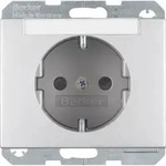Berker SCHUKO-Steckdose alu 47387003