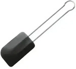 Rosle R&ouml;sle Teigschaber Silikon schwarz 32 cm K&uuml;chenhelfer Edelstahl 18/10