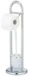 WENKO Stand WC-Garnitur Mod. Siena Chrom, aus Stahl