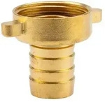 GARDENA Schlauchverschraubung 2-teilig: Wasserhahn Messing G1`