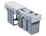 Hailo Abfallsammler 3666841 TZ Swing Terzett 3x 10 Liter
