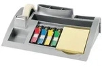 Post-it Schreibtisch Organizer C50 Kunststoff Silber 25,6 x 16,6 x 6,8 cm