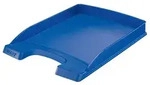 Leitz Plus Briefablage 5237 Slim DIN A4 Blau 25,5 x 35,7 x 3,5 cm