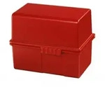HAN Karteikasten SIGNAL 978-17 DIN A8 quer PS rot