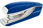 Leitz NeXXt Flachheftger&auml;t 5523 Halbstreifen 40 Blatt Blau 24/8, 26/8 Kunststoff,
