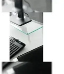 DIGITUS DA-90358 DIGITUS Glas Monitorerh&ouml;hung 560x210x80mm bis 20 kg