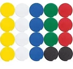 Maul MAULpro Rund Whiteboard-Magnete Farbig sortiert 0.3 kg Tragf&auml;higkeit 20 mm 20