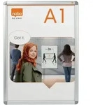 Nobo Plakatrahmen A1 899x652x17mm Aluminium/Kunststoff silber